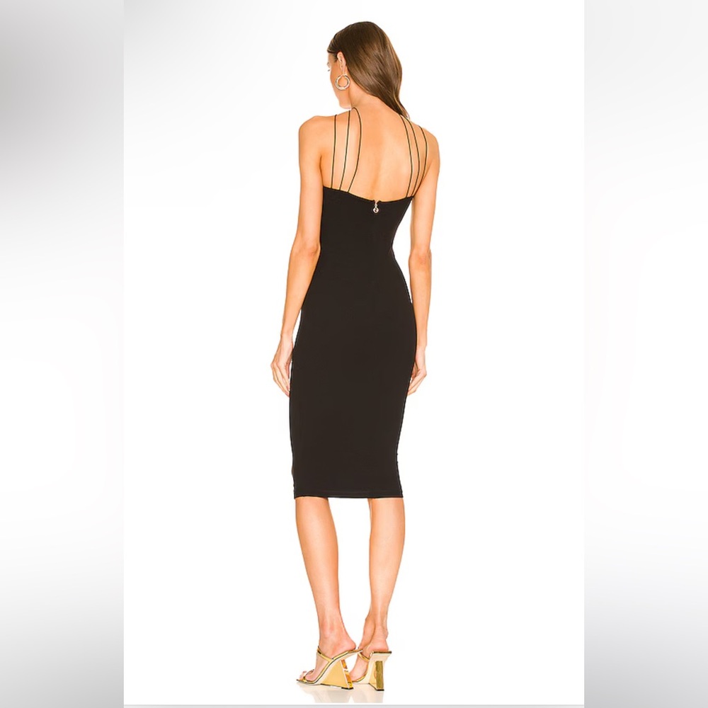 NWT Nookie black 2 way Trinity midi dress - Picture 2 of 7